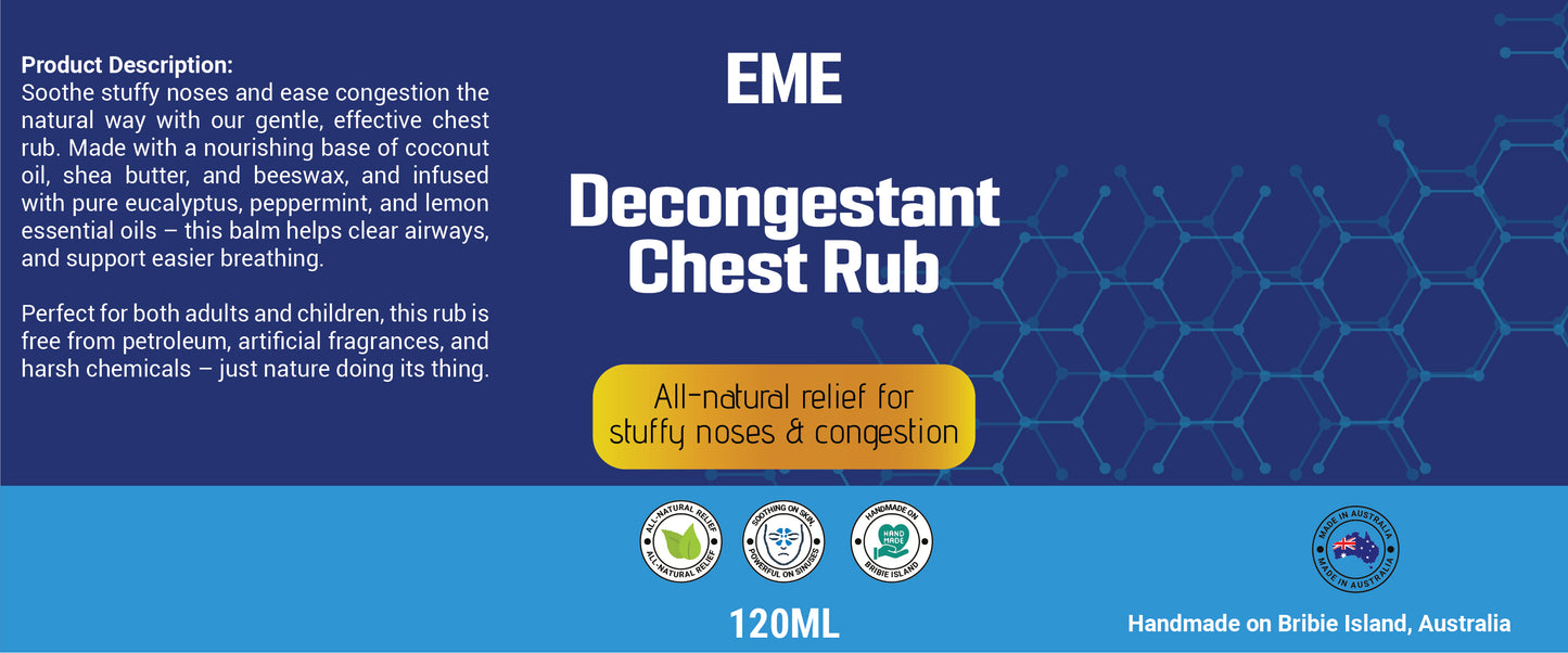Decongestant Chest Rub 120mL